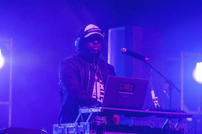 Dj C Mix performs at the Groovin' concert in the PMAC on Thursday night.Mar.14.2019.