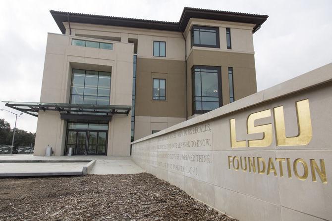 The LSU Foundation, located on Nicholson Road, sits on the LSU campus on Jan. 18.