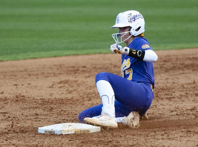 LSU softball wins 11-0 against Troy