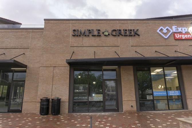 The simple Greek at the university's new Nicholson Gateway on Monday.Mar.25.2019.