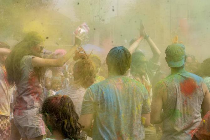 Baton Rouge's first Holi festival went off with flying colors