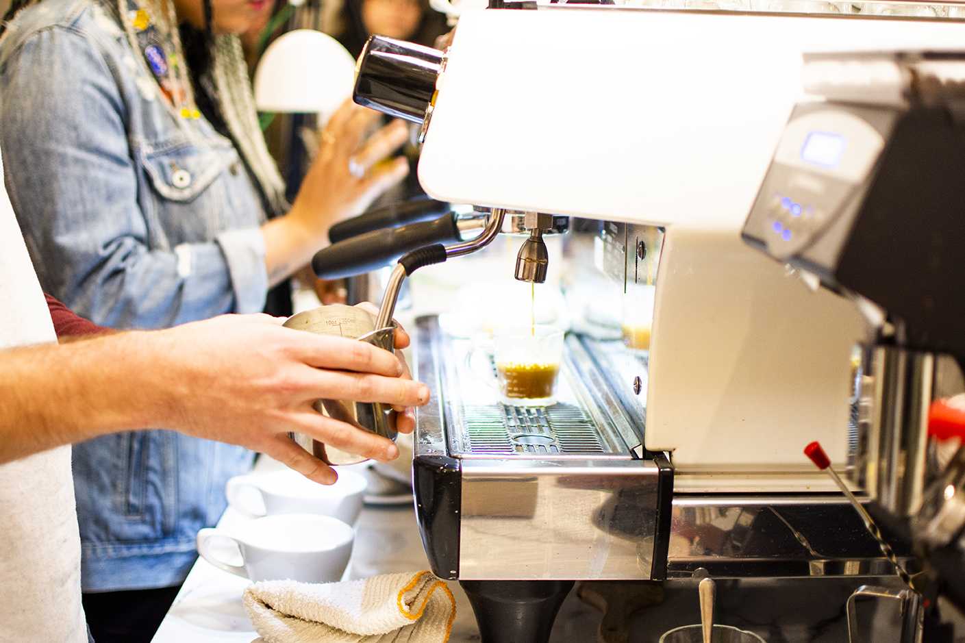 Baristas participate in steamy competition at Latte Art Throwdown