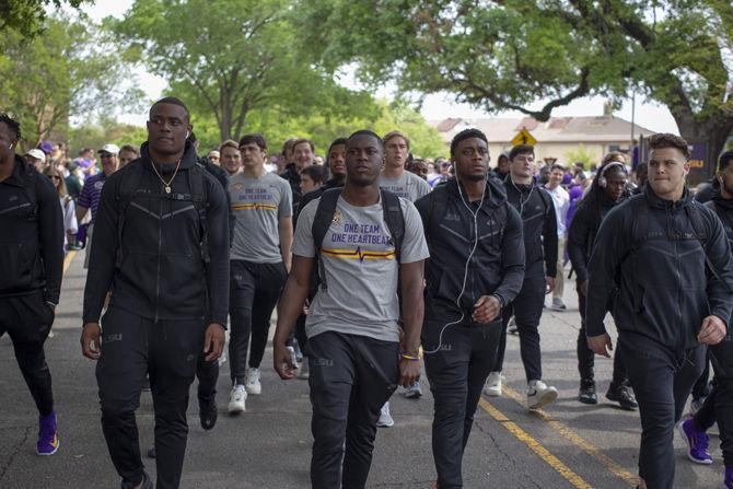 PHOTOS: 2019 Spring Game march down Victory Hill