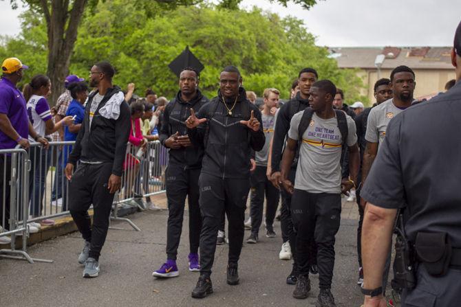 PHOTOS: 2019 Spring Game march down Victory Hill