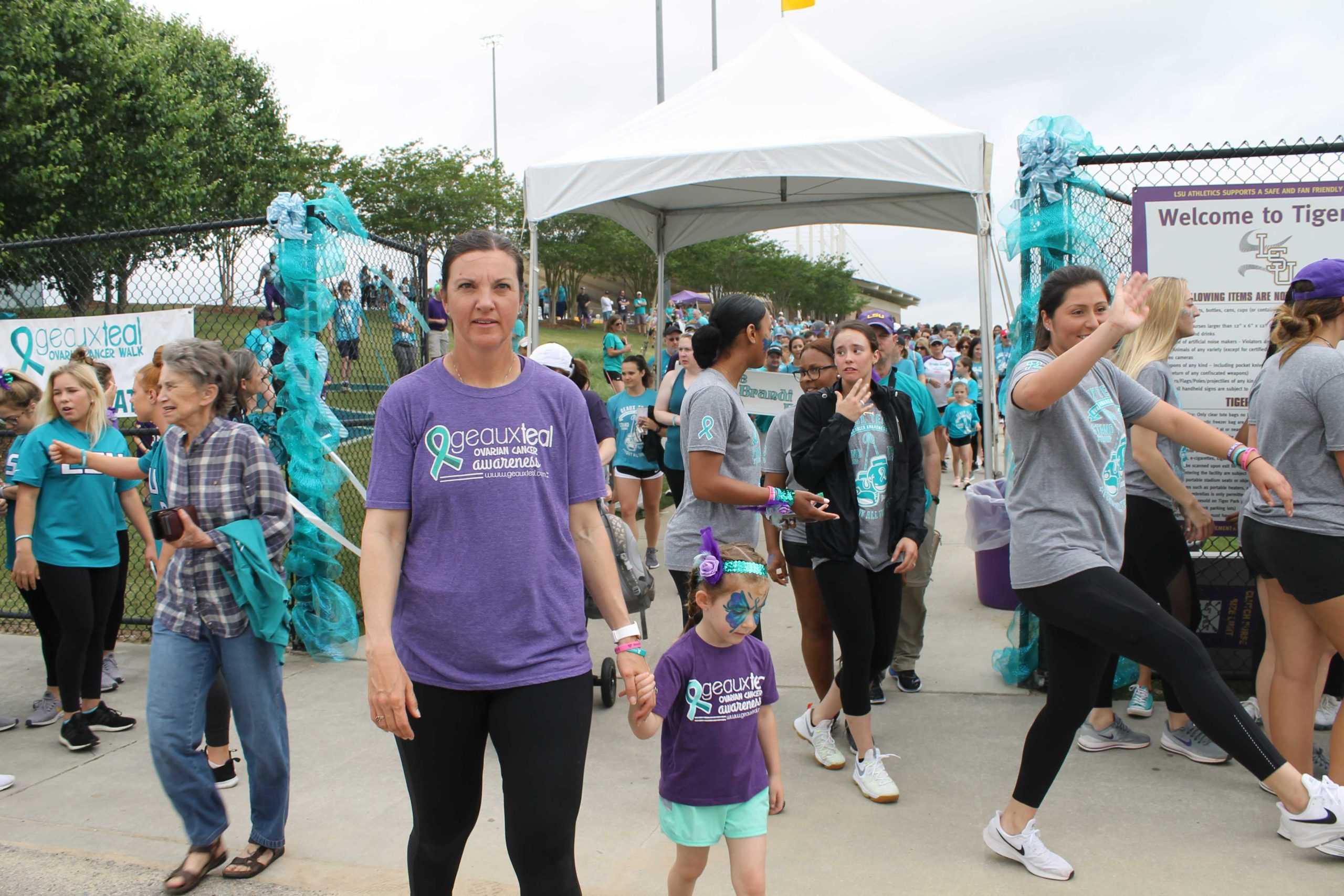 Geaux Teal Ovarian Cancer Awareness Walk breaks records in seventh year