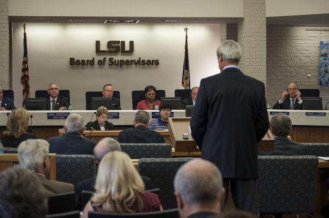 LSU Board of Supervisors met on Friday, Sept. 18, 2015, to discuss higher education funding for the school year.