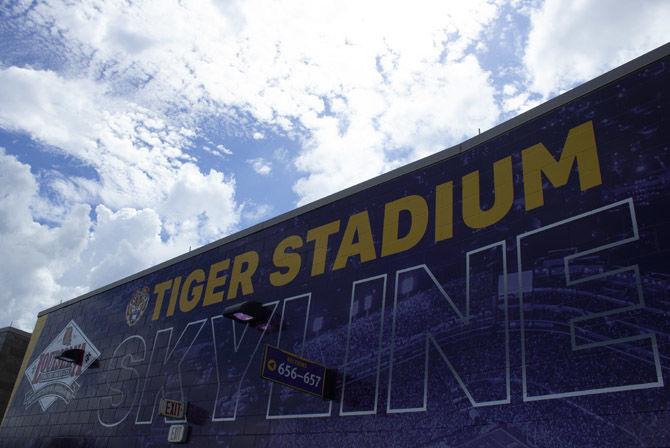 The Skyline Club sits at the top of Tiger Stadium on Thursday, Sept. 6, 2018.