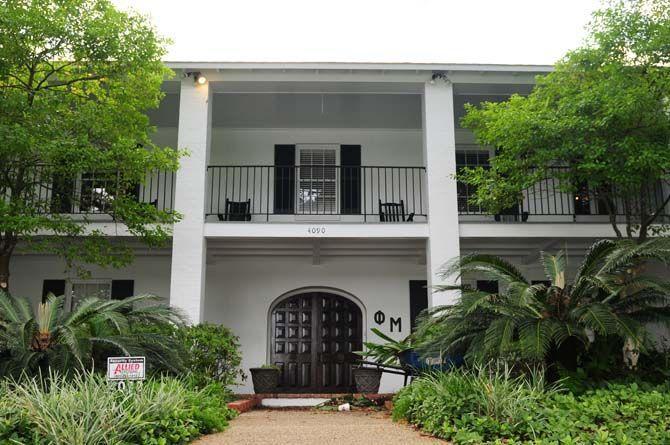 LSU Phi Mu's sorority house on Wednesday, July 29, at West Lakeshore Drive. The building was designed by renowned southern architect A. Hays Town in the 1960s.