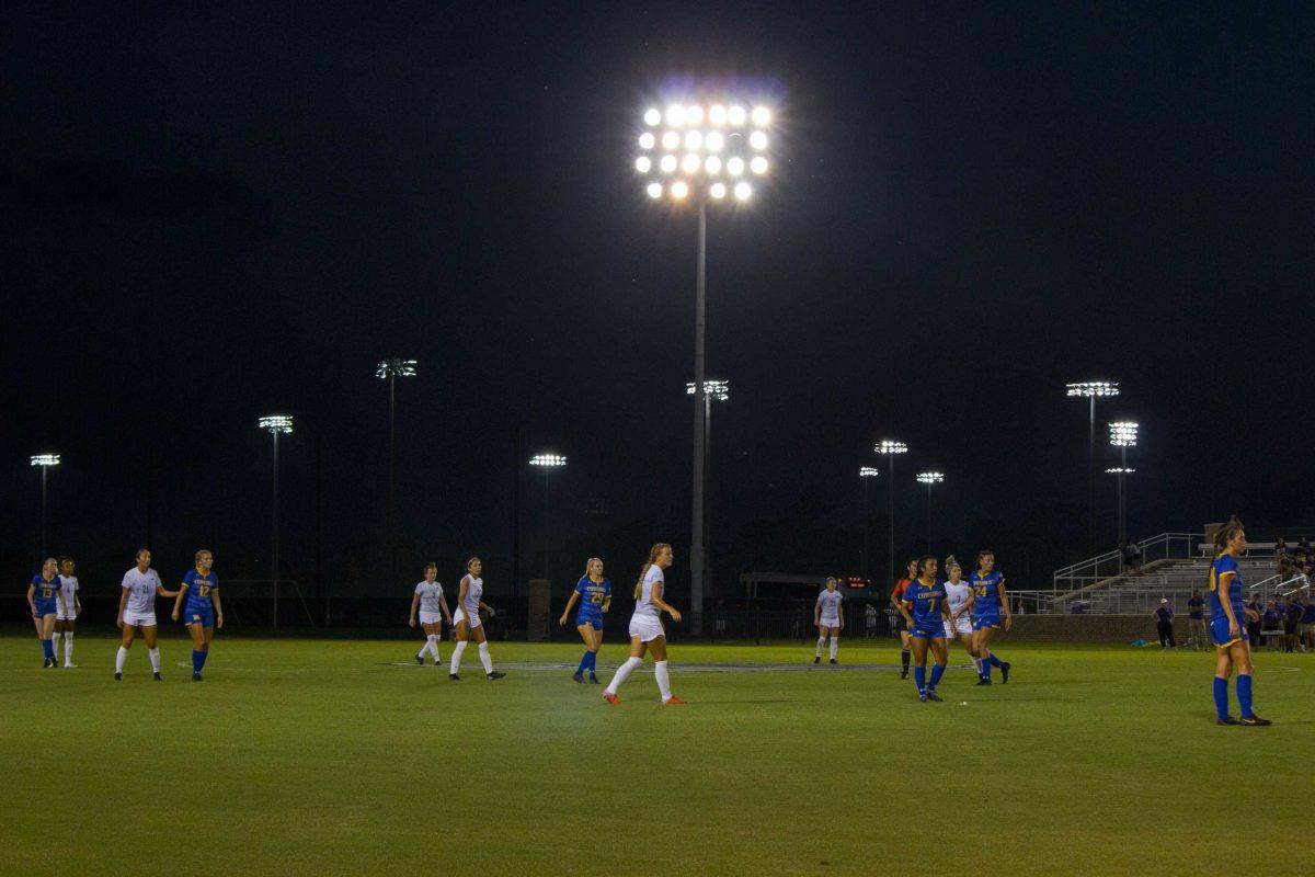 The LSU Tigers face the McNeese Cowgirls on Friday, Aug. 30, 2019 resulting in the Tigers' 1-0 victory against McNeese in the LSU Soccer Stadium.