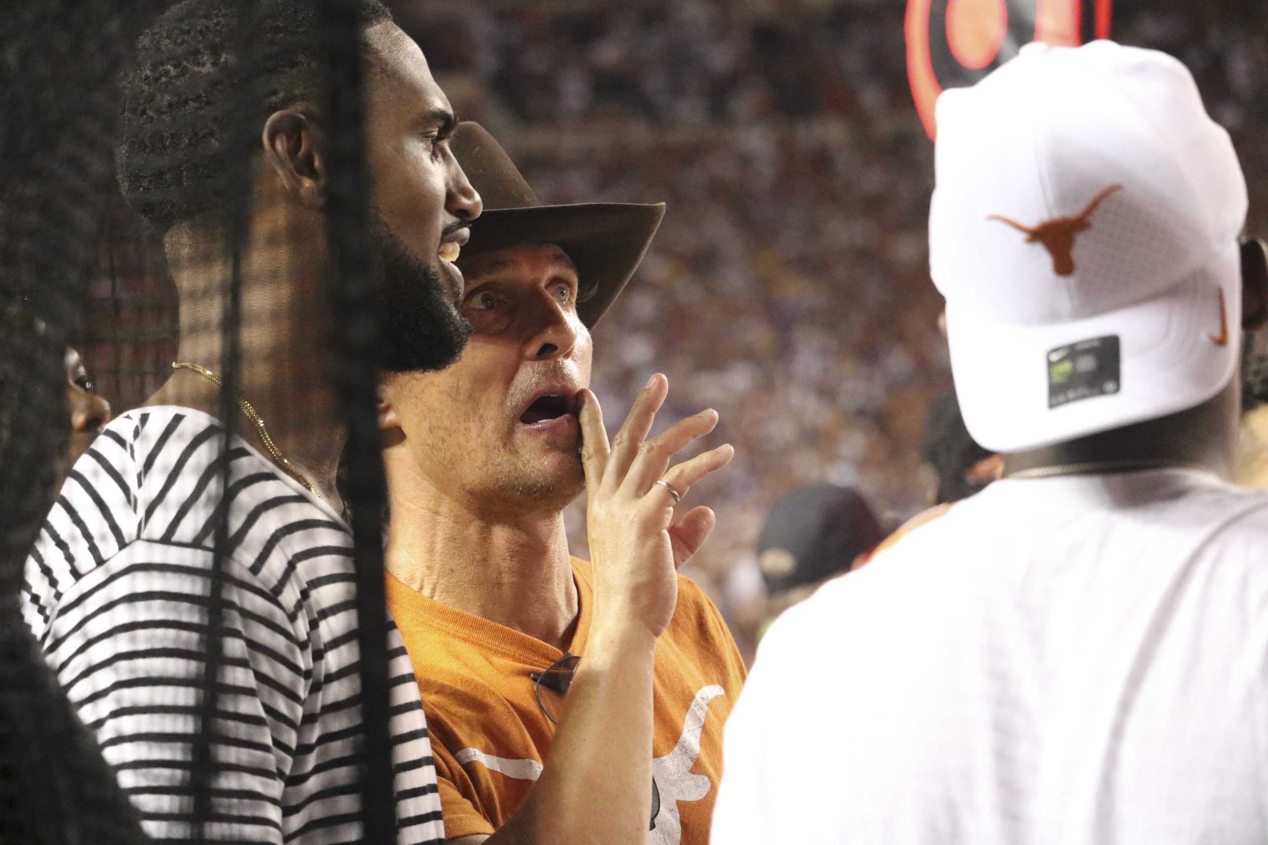 PHOTOS: Matthew McConaughey Attends LSU v Texas Game