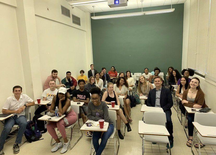 Tiger Prison Project club members attend the first meeting of the semester on Sept. 18, 2019.