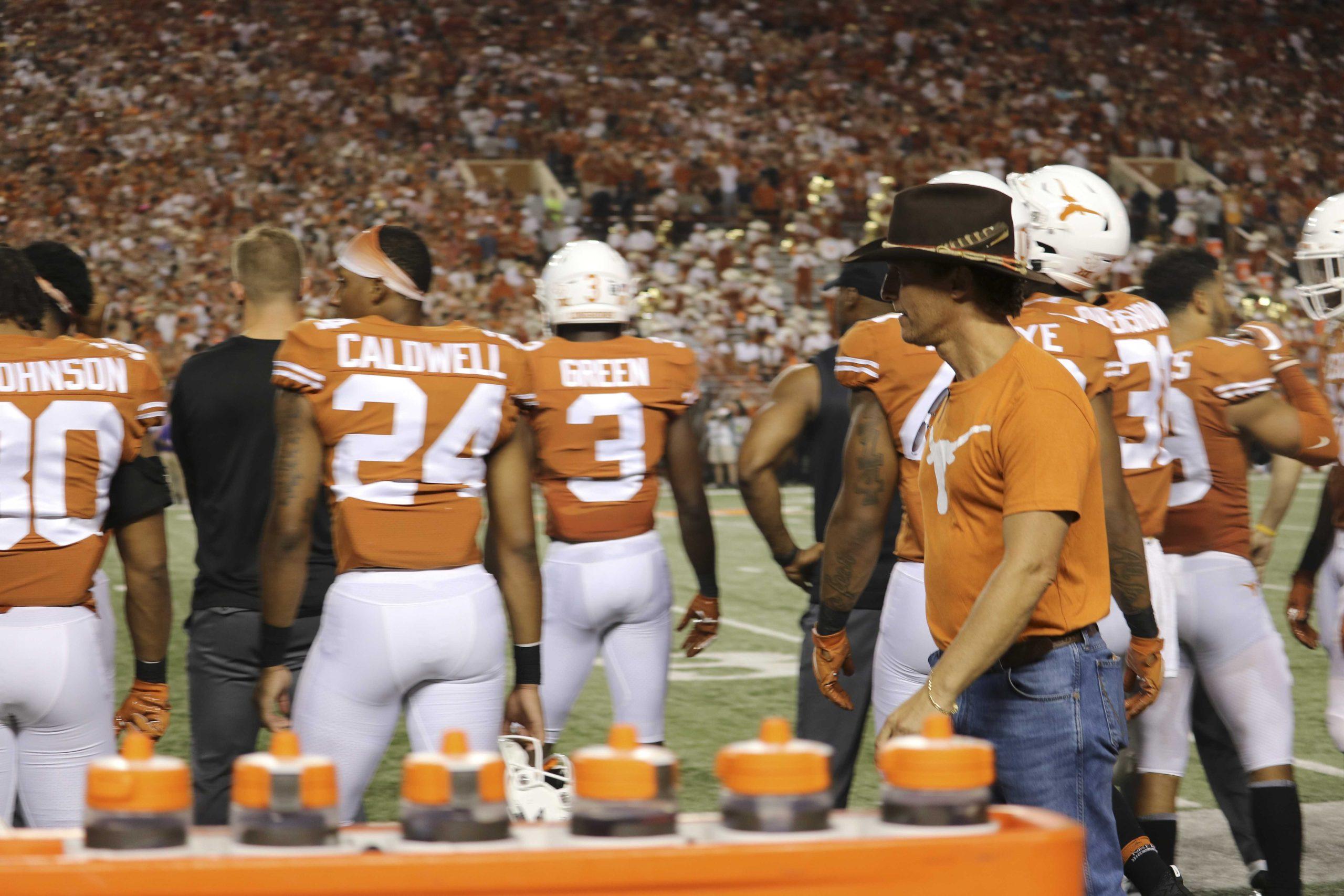 PHOTOS: Matthew McConaughey Attends LSU v Texas Game