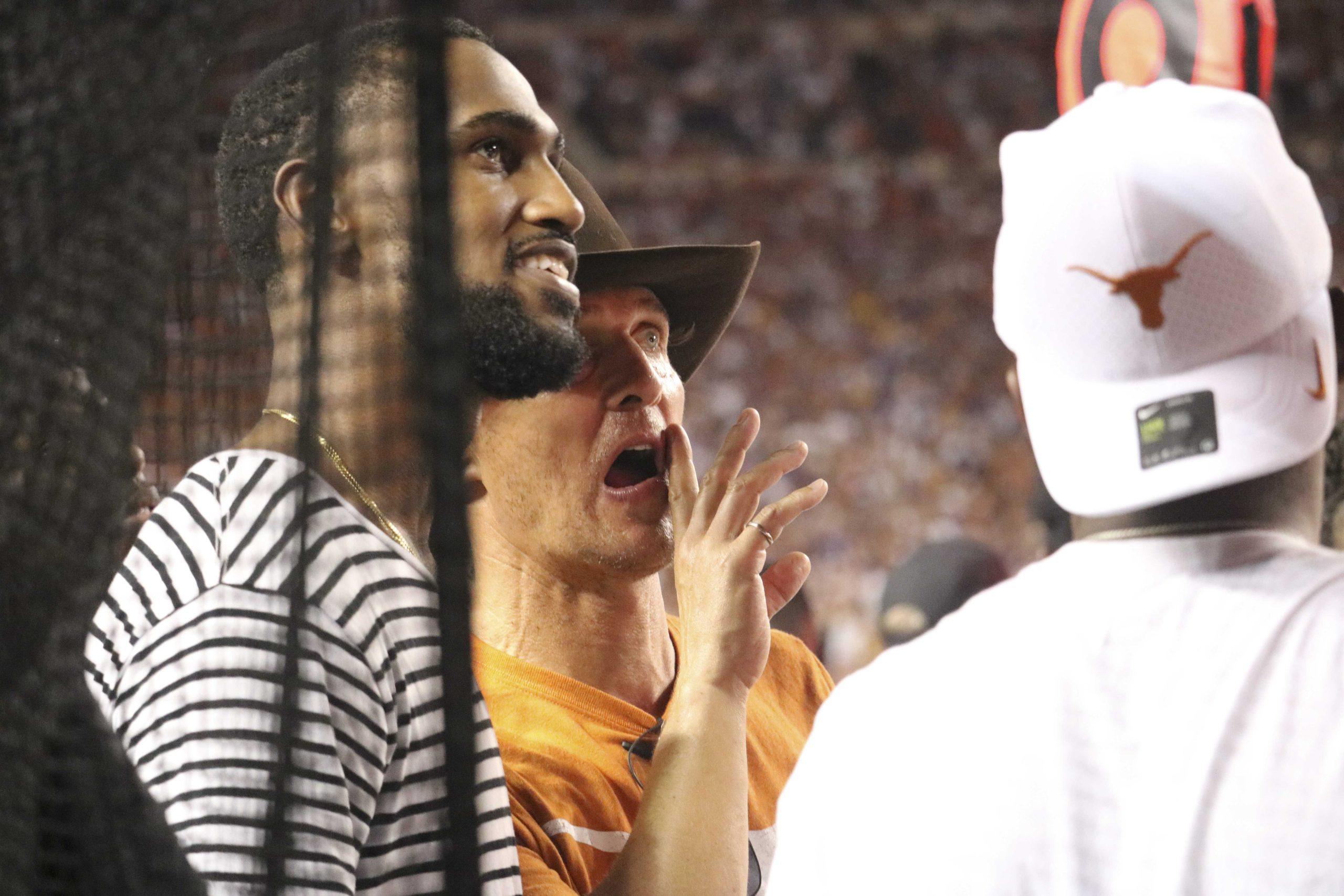 PHOTOS: Matthew McConaughey Attends LSU v Texas Game