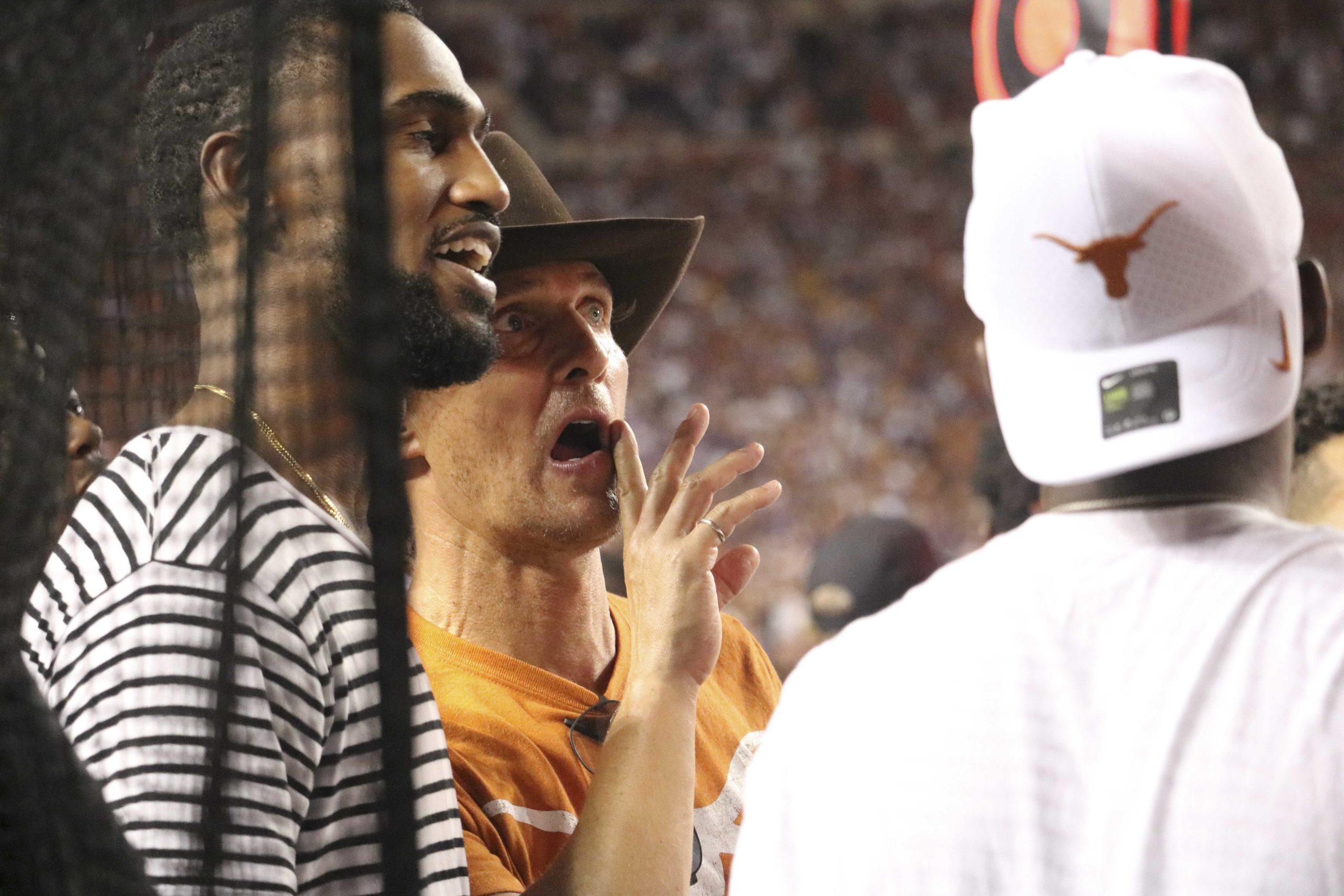 PHOTOS: Matthew McConaughey Attends LSU v Texas Game