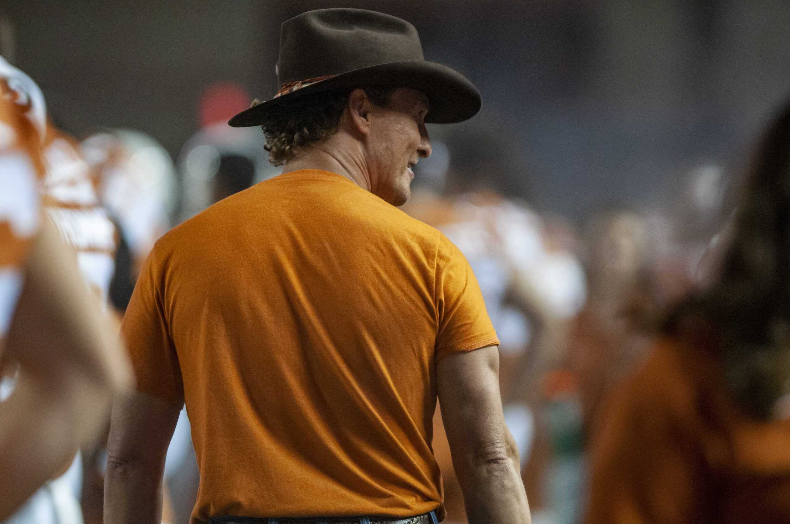 PHOTOS: Matthew McConaughey Attends LSU v Texas Game