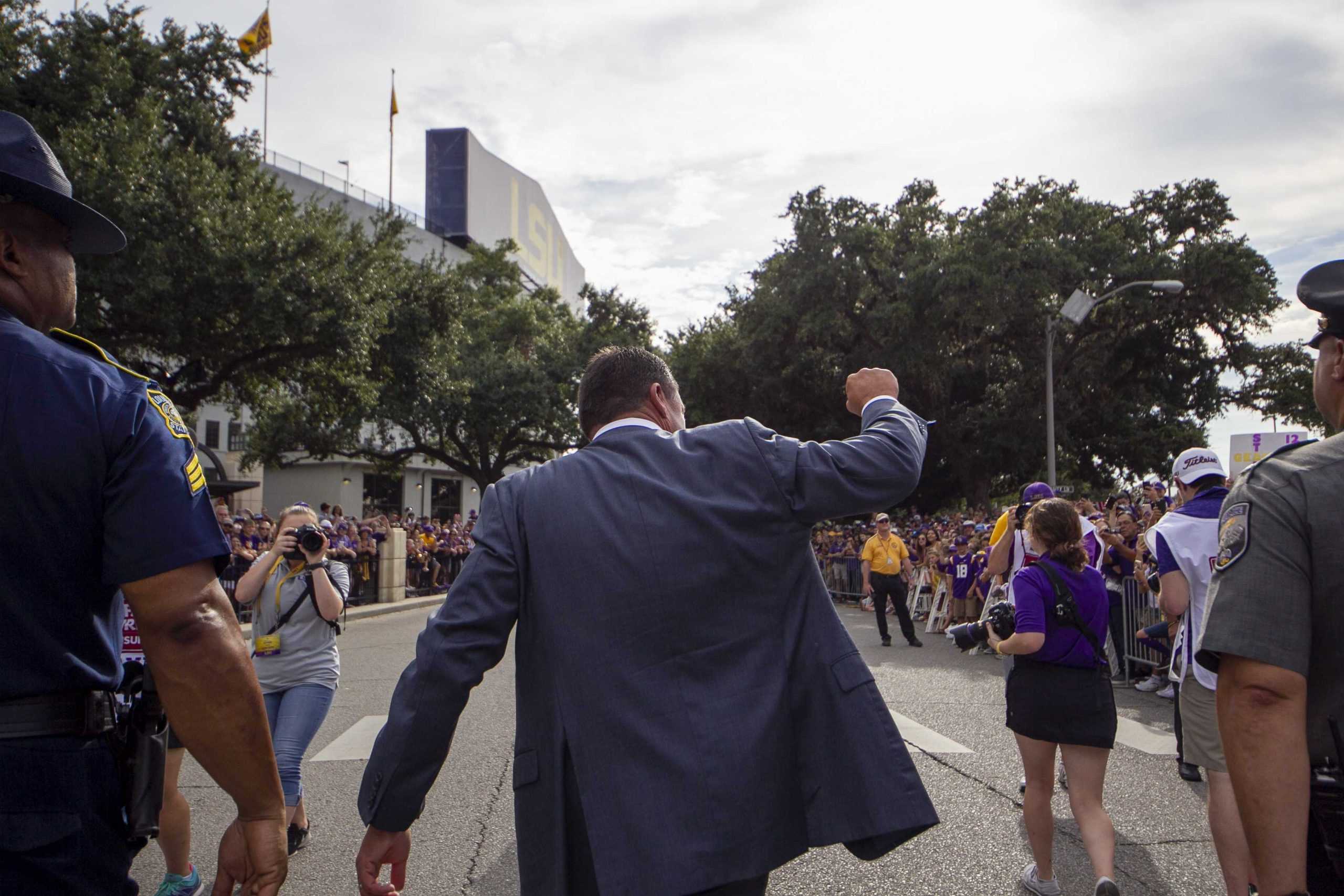 PHOTOS: LSU vs NSU, Walk Down Victory Hill