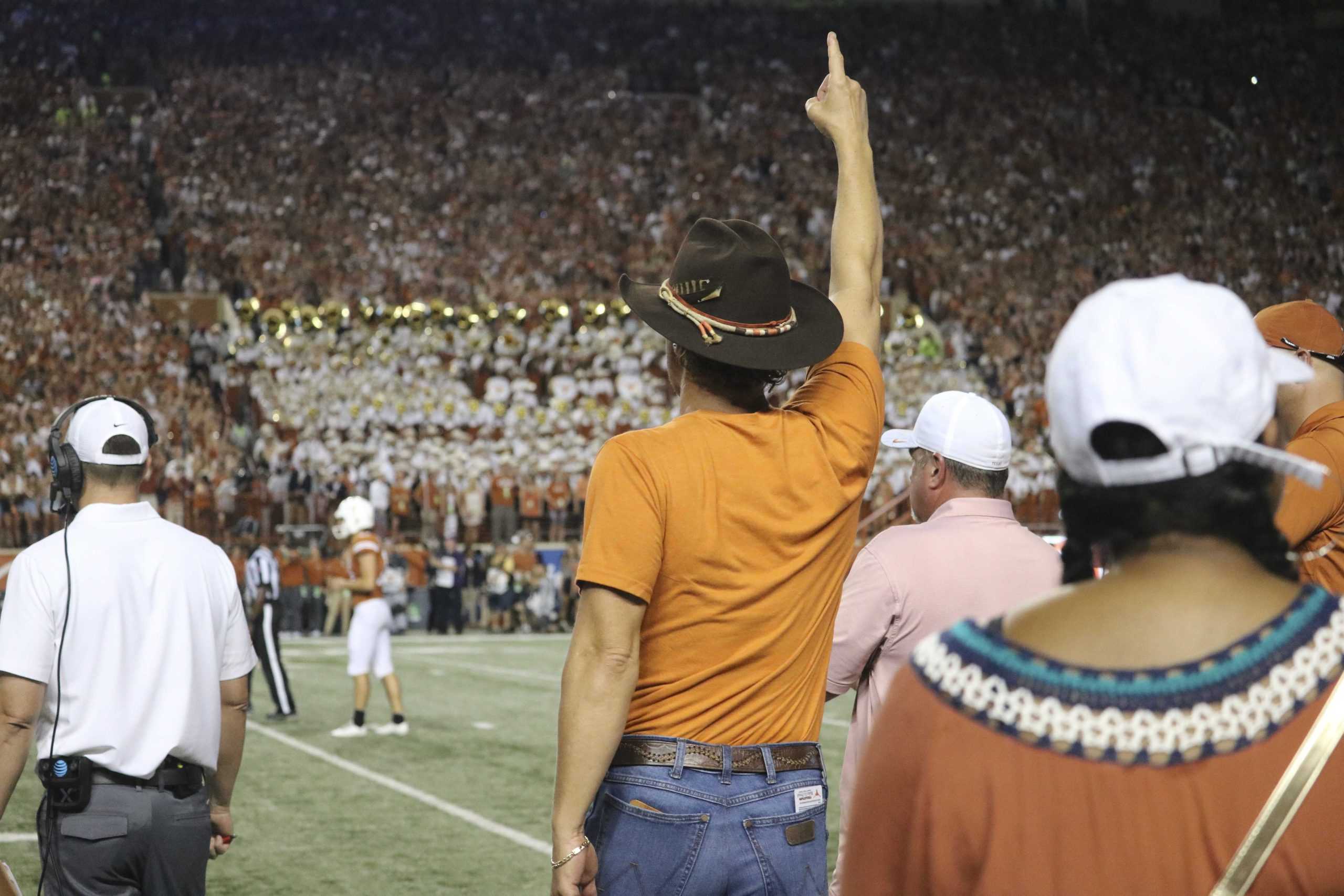 PHOTOS: Matthew McConaughey Attends LSU v Texas Game