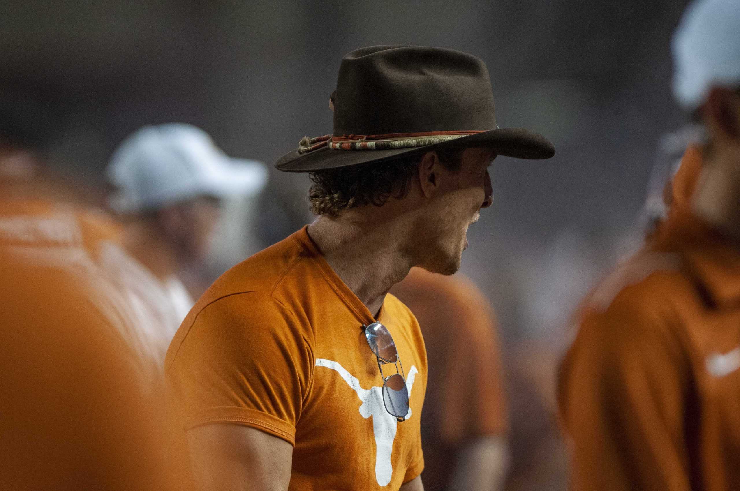 PHOTOS: Matthew McConaughey Attends LSU v Texas Game