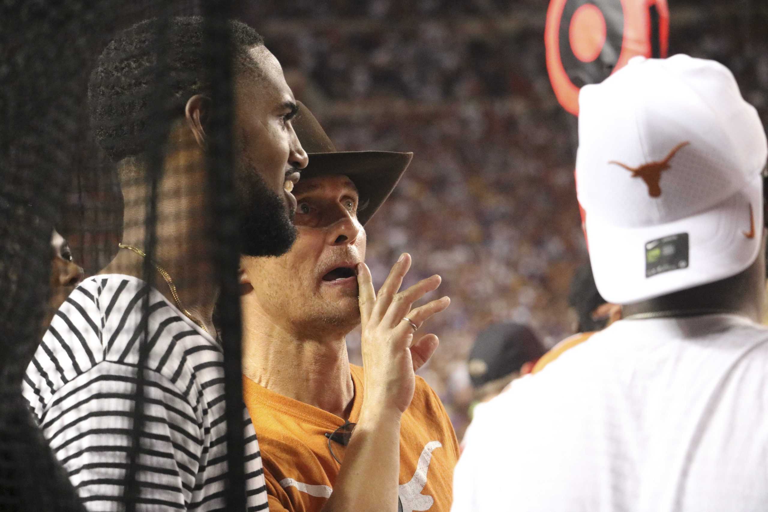 PHOTOS: Matthew McConaughey Attends LSU v Texas Game