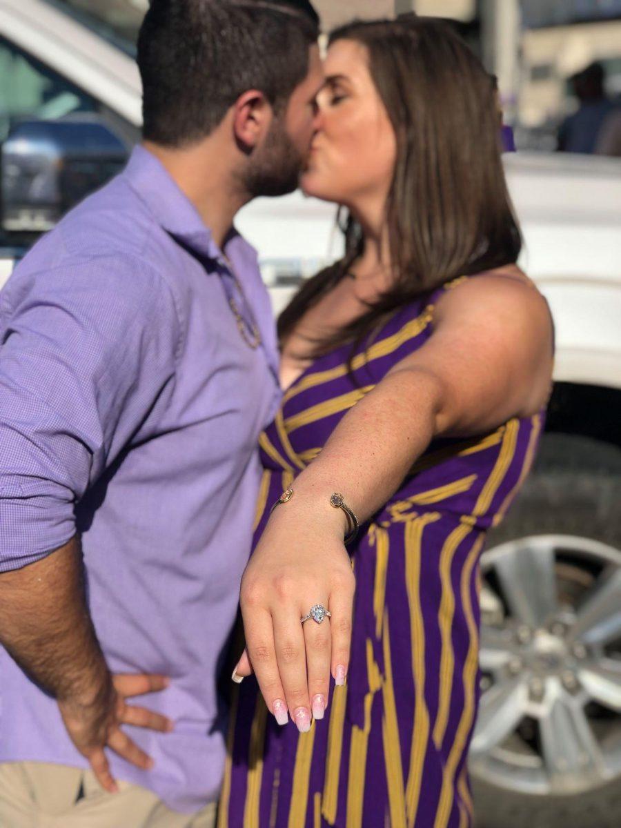 Marriage Proposal at LSU-Texas Game