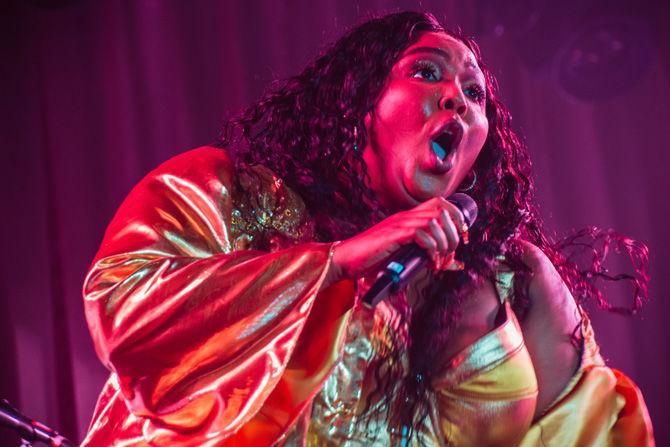 Lizzo performing at the Fillmore New Orleans on Canal Street on Saturday, Sept. 7, 2019.