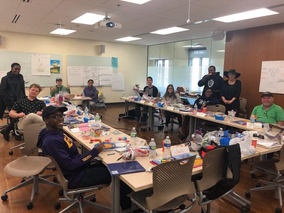 NAMI at LSU club members participate in a mental health first aid training program in Nov. 2018.