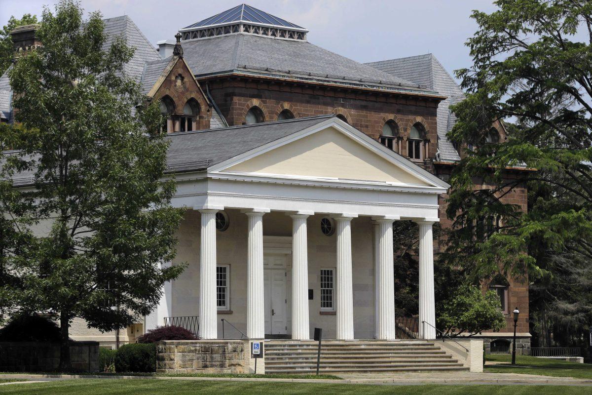 CORRECTS TO DELETE THE PRINCETON UNIVERSITY REFERENCE AS THE SEMINARY IS NOT RELATED TO THE SCHOOL - FILE - This June 24, 2013, file photo shows Princeton Theological Seminary in Princeton, N.J. The seminary in New Jersey will provide scholarships and set up doctoral fellowships to repent for having benefited from slavery. NJ.com reported Monday, Oct. 21, 2019, that Princeton Theological Seminary will set aside $28 million to provide 30 scholarships for students who descended from slaves or underrepresented groups. (AP Photo/Mel Evans, File)