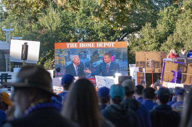 LSU hosts ESPN's 'College GameDay' show at the Quad on Saturday, Nov. 3, 2018.