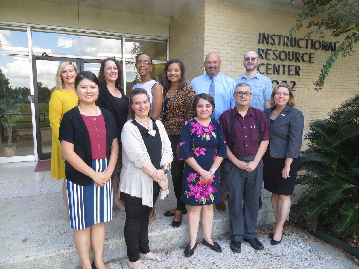 LSU Department of Physics &amp; Astronomy Associate Professor Juana Moreno (front center) leads an interdisciplinary team of educators, who have garnered $5 million in federal funding to provide computational skills courses for all middle and high school students in East Baton Rouge Parish and four rural Louisiana parishes.