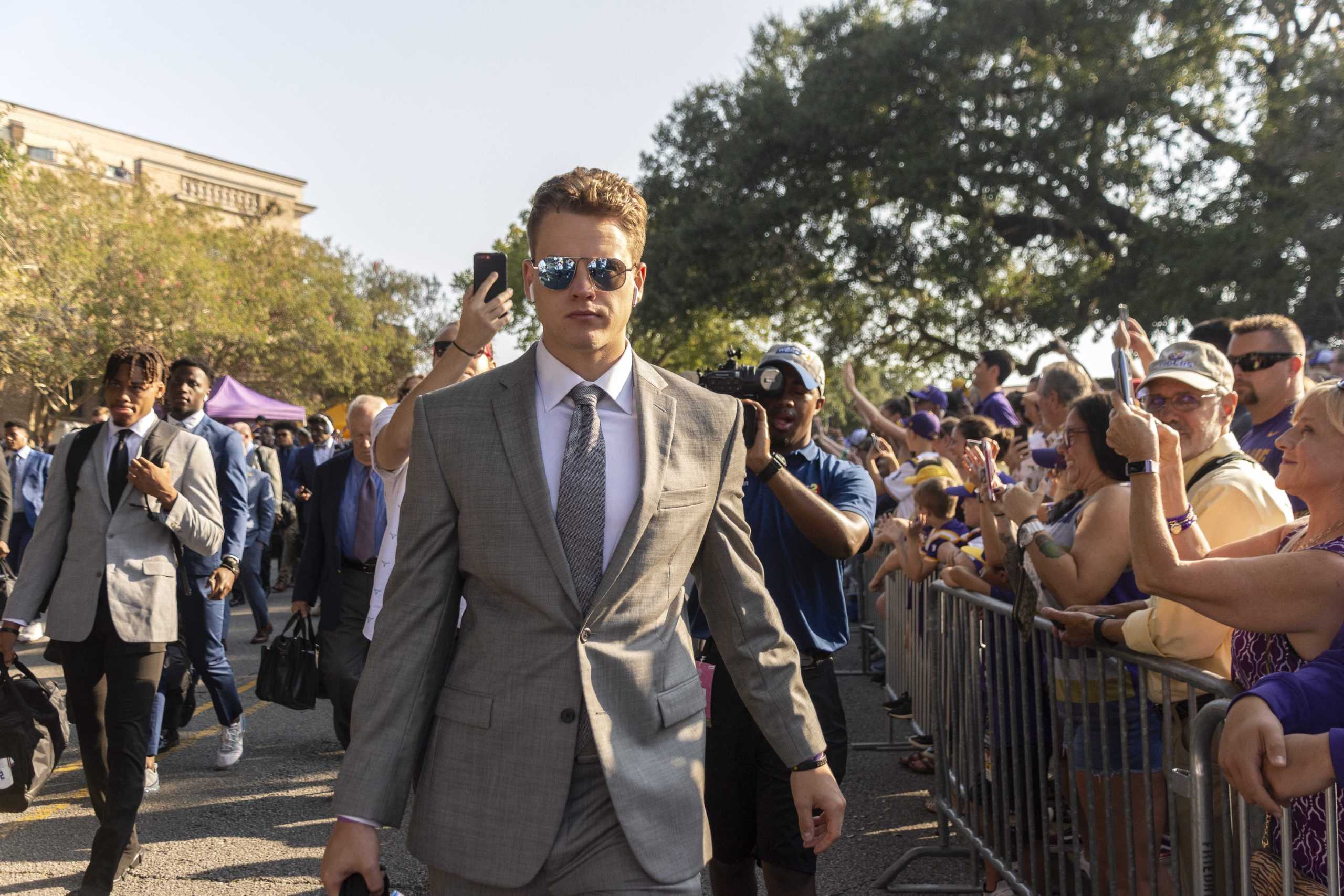 PHOTOS: LSU Walks Down Victory Hill