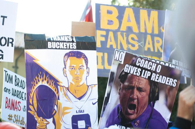 LSU hosts ESPN's 'College GameDay' show at the Quad on Saturday, Nov. 3, 2018.