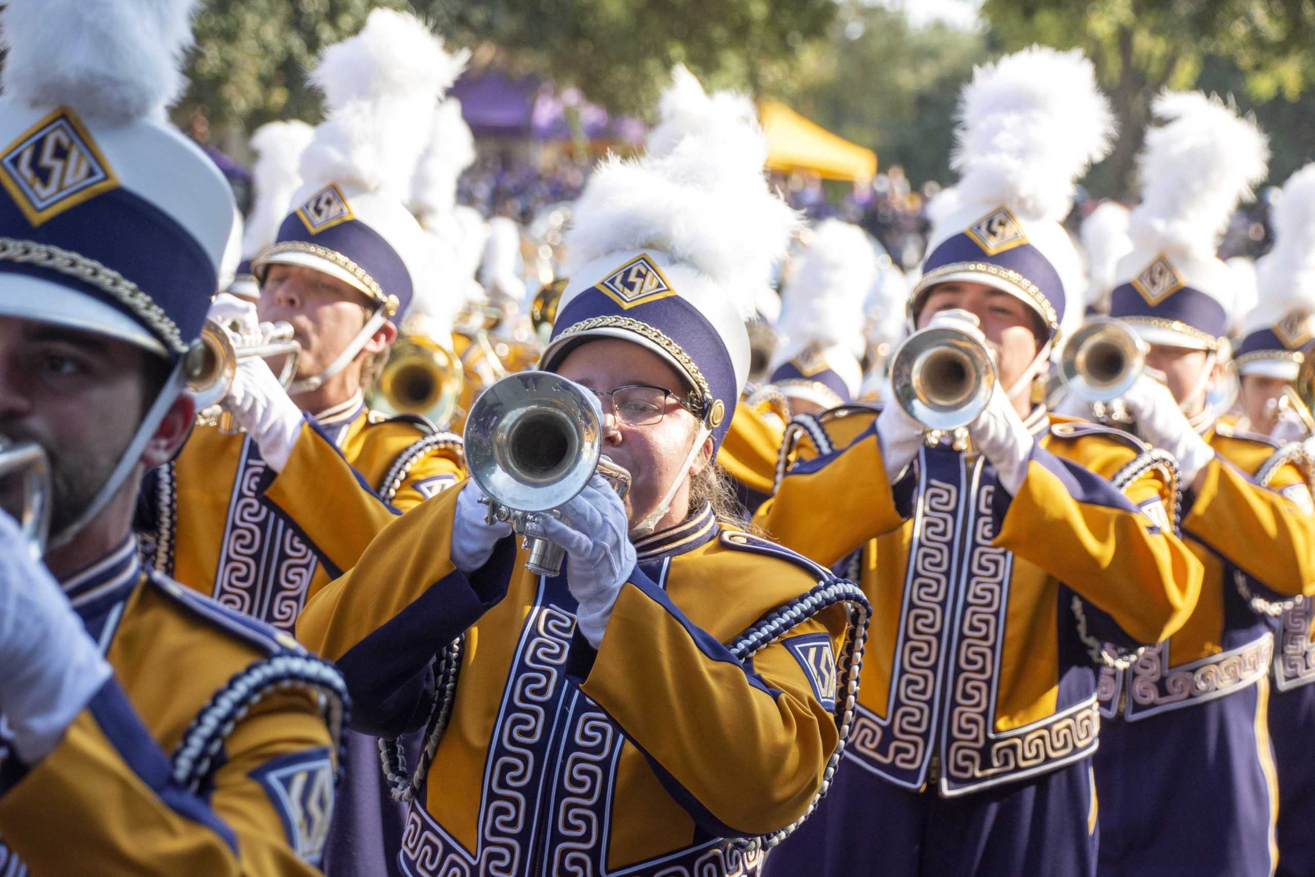 PHOTOS: LSU Walks Down Victory Hill