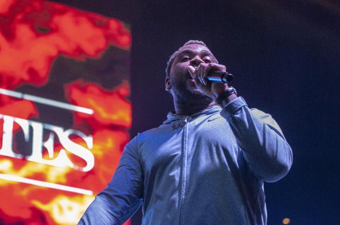 Kevin Gates performs at the Groovin' concert in the PMAC on Mach 14.2019.