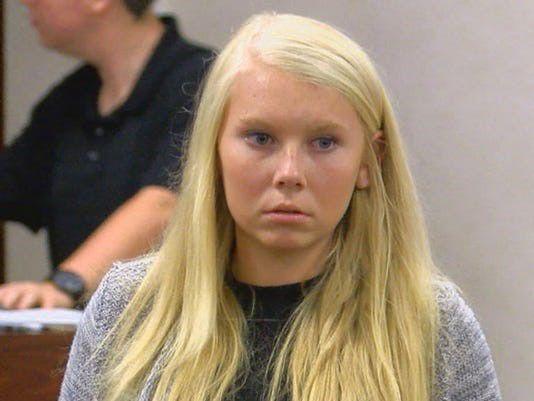 Brooke Skylar Richardson makes her first court appearance in Franklin Municipal Court in Franklin, Ohio in July 2017. (Photo: Michael Buckingham, AP)