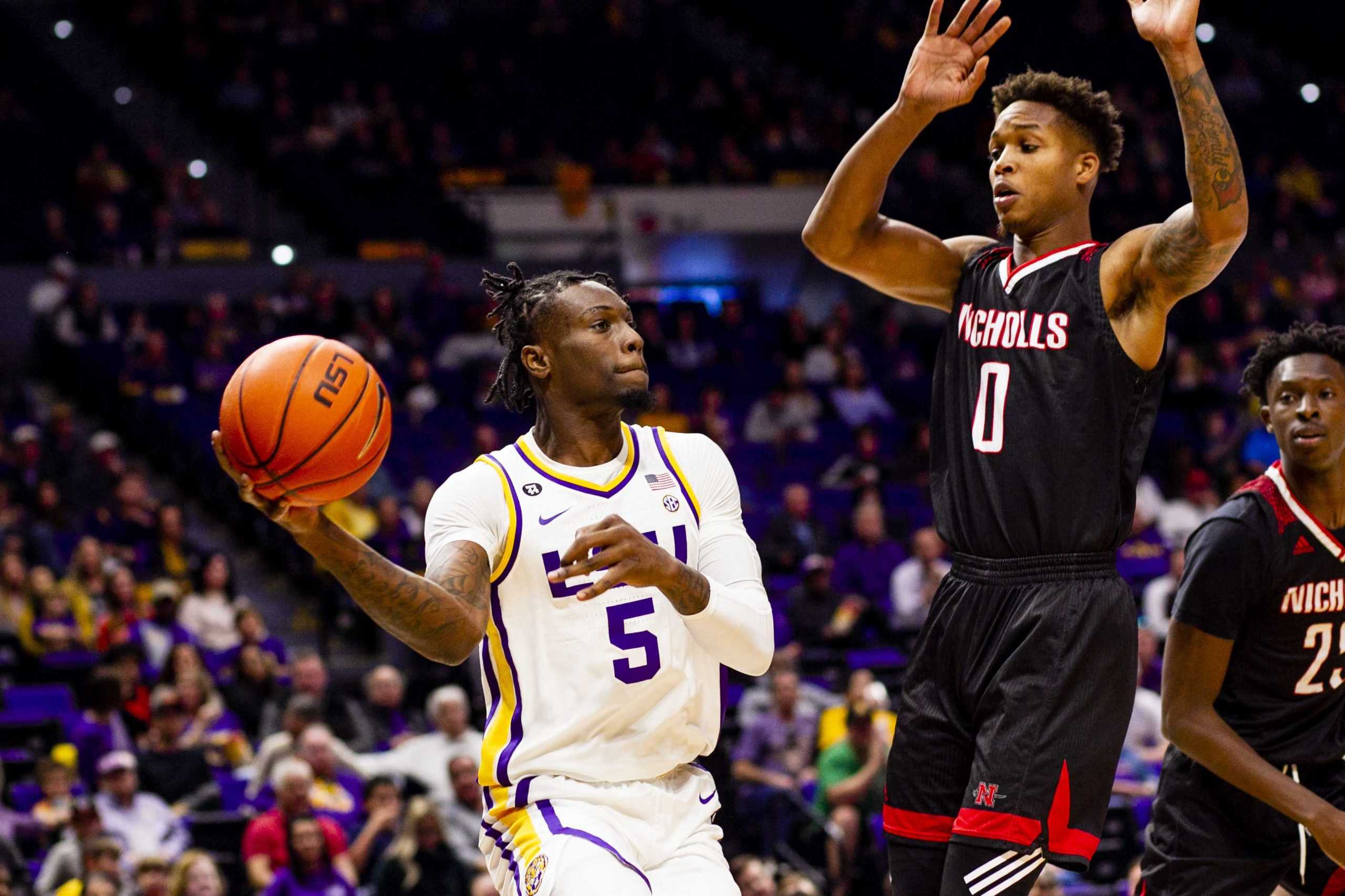 PHOTOS: LSU Men's Basketball defeats Nicholls