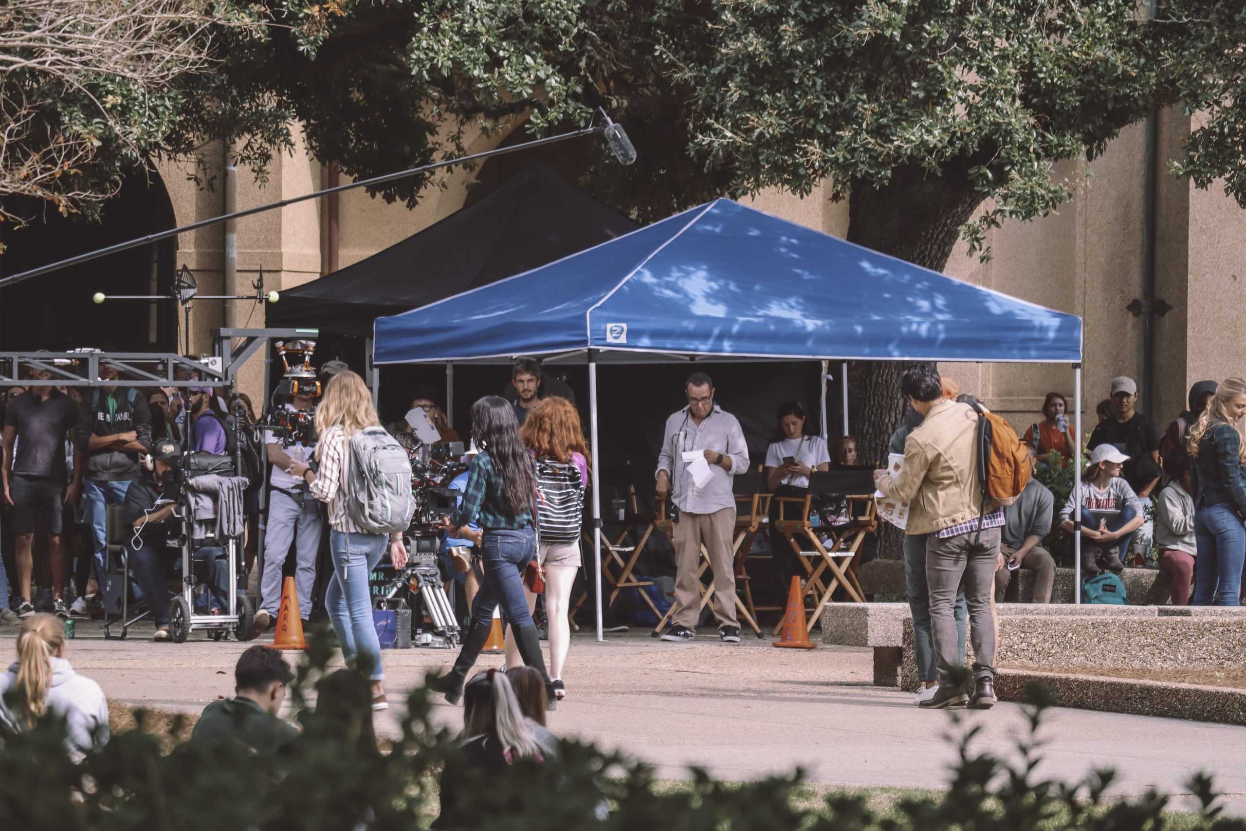 PHOTOS: "Swing" movie starring Charles Melton and Alexander Ludwig comes to LSU