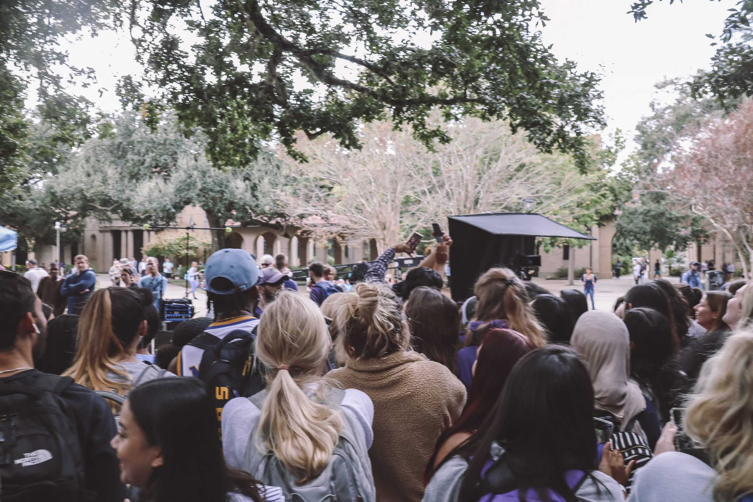 PHOTOS: "Swing" movie starring Charles Melton and Alexander Ludwig comes to LSU