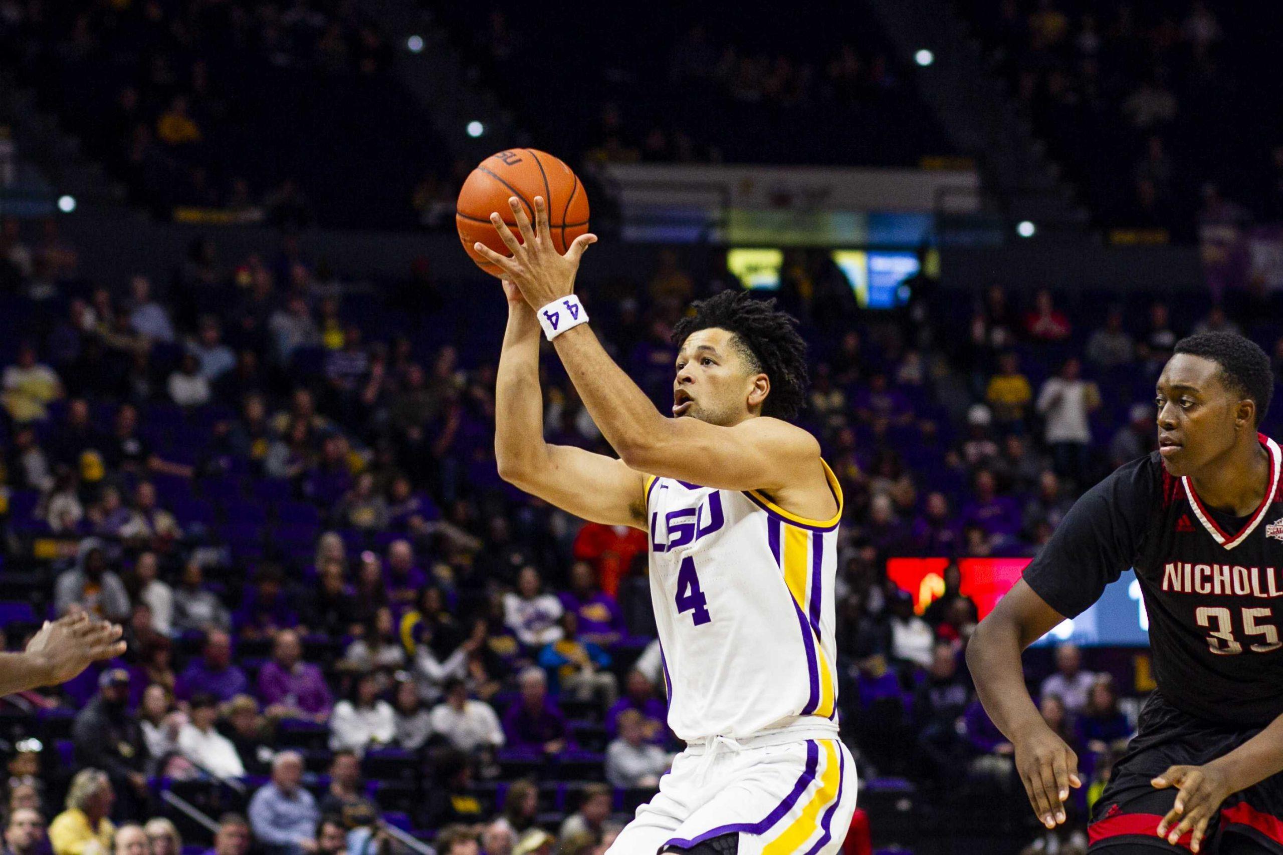 PHOTOS: LSU Men's Basketball defeats Nicholls