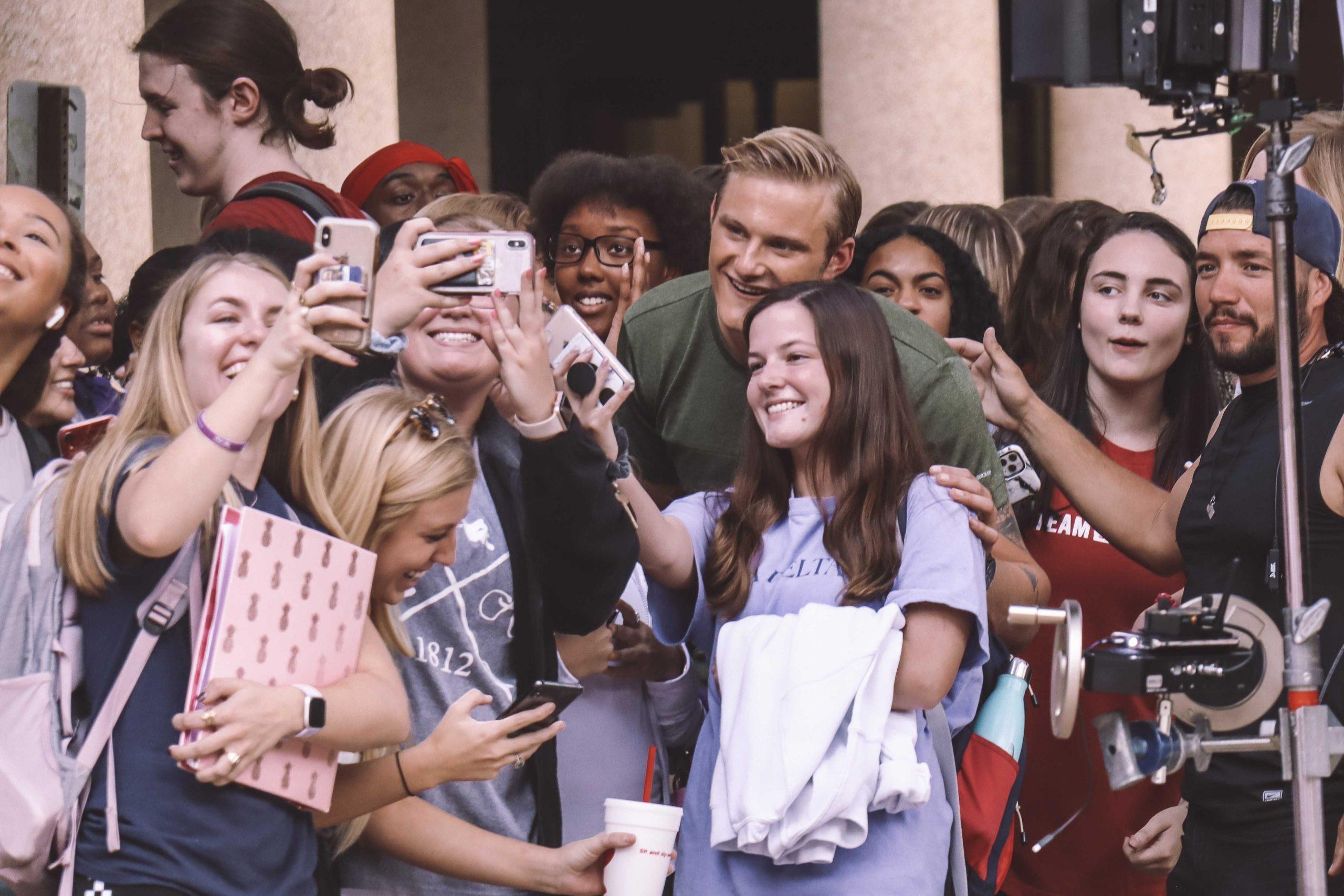 PHOTOS: "Swing" movie starring Charles Melton and Alexander Ludwig comes to LSU