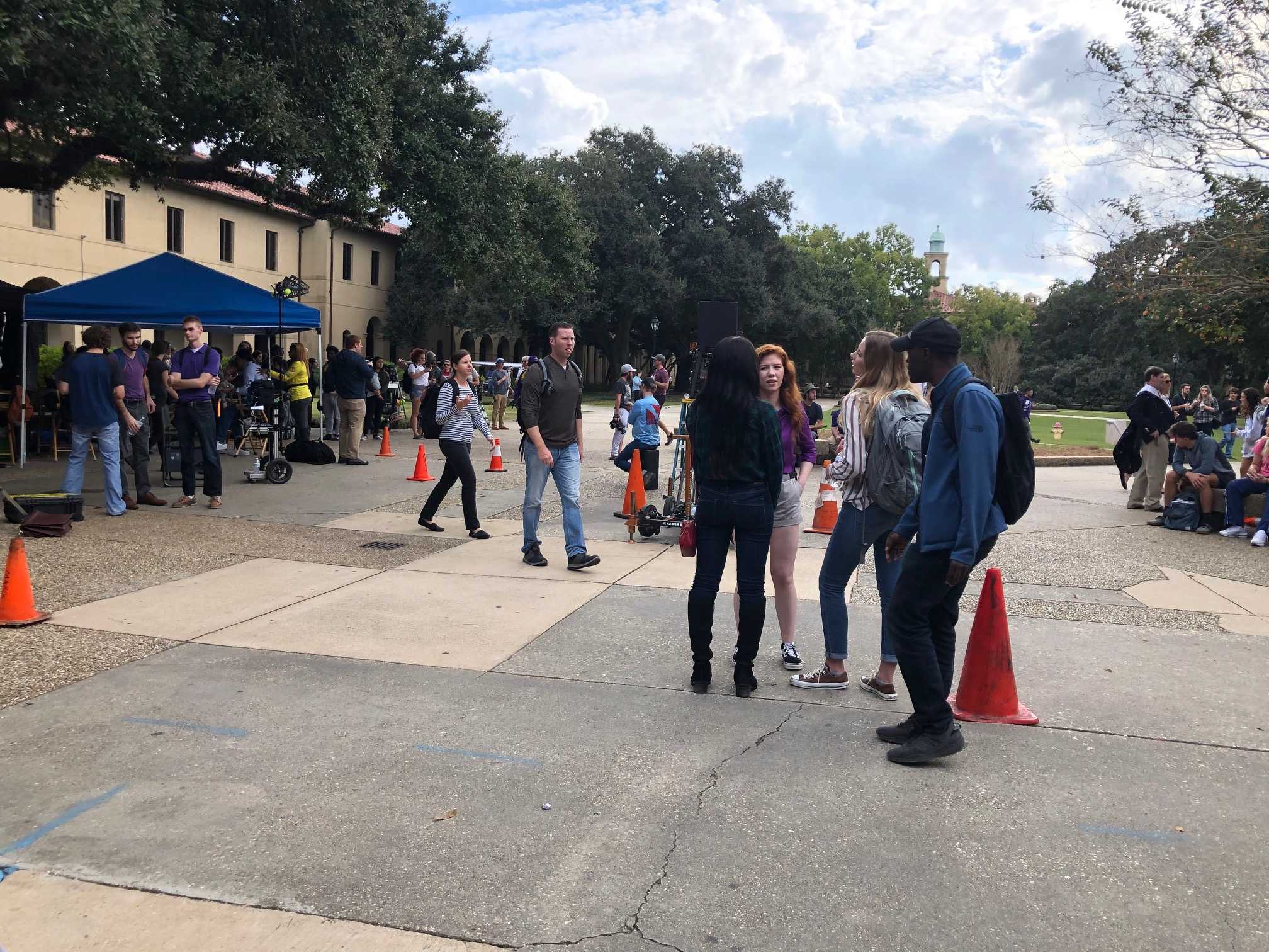 LSU's 'traditional architecture' to be featured in new movie "Swing" starring Charles Melton