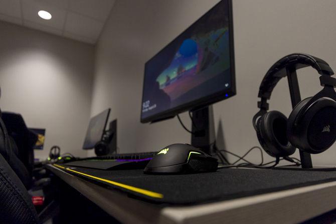 The Esports room operates during regular business hours in the UREC on Monday, Aug. 26, 2019.