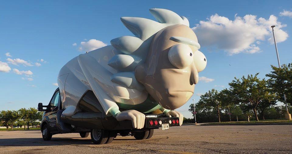 The Rickmobile makes it's way to Baton Rouge, hosted by Tin Roof Brewing