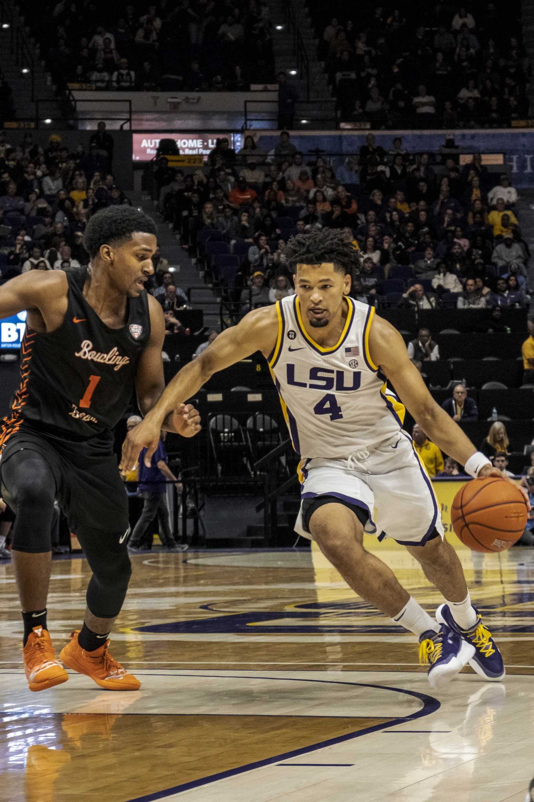 LSU basketball defeats Bowling Green 88-79 to open up the season