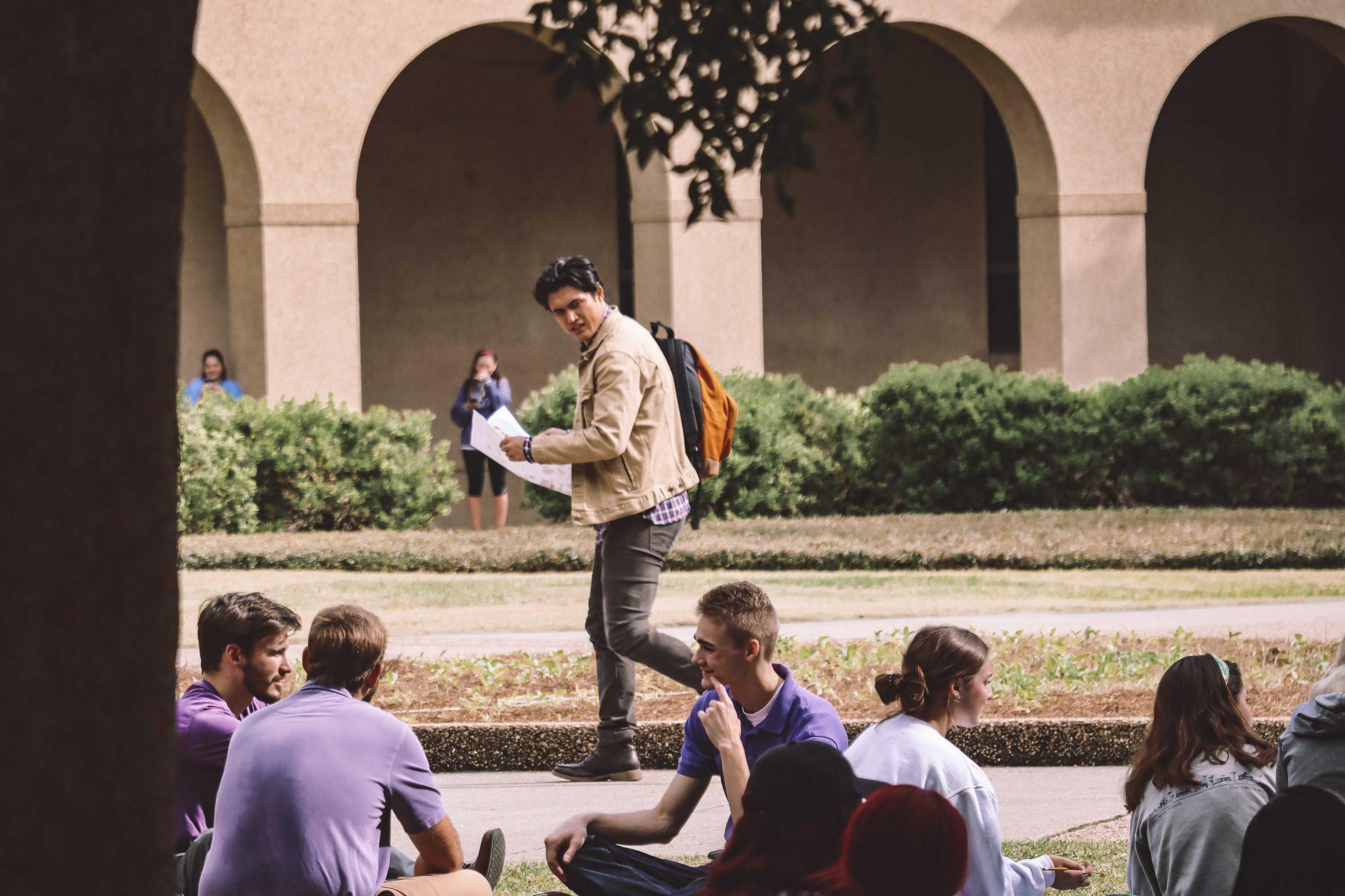 PHOTOS: "Swing" movie starring Charles Melton and Alexander Ludwig comes to LSU