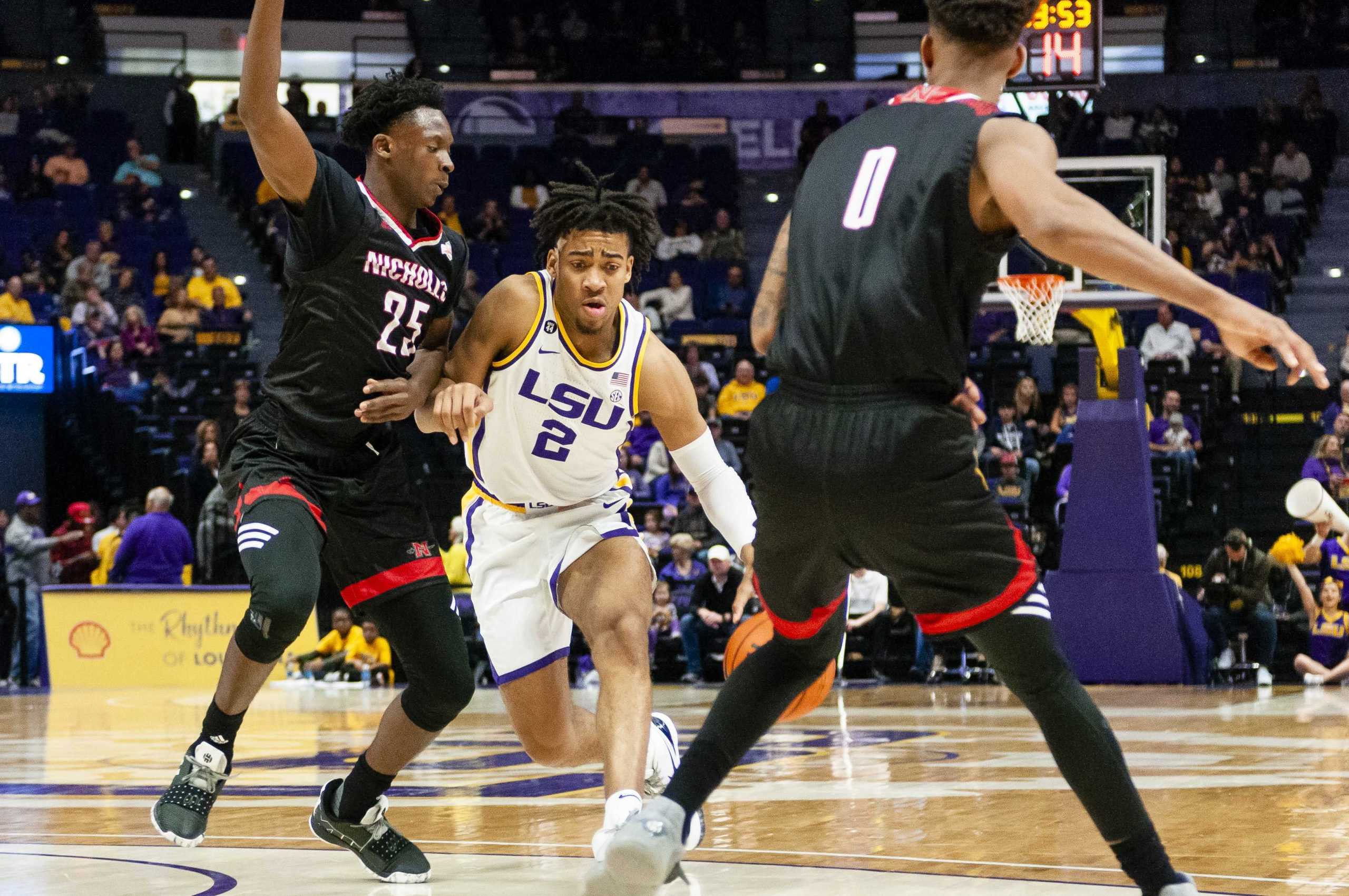 PHOTOS: LSU Men's Basketball defeats Nicholls