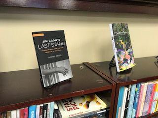 Books they have published line the shelves of the LSU Press Office&#160;