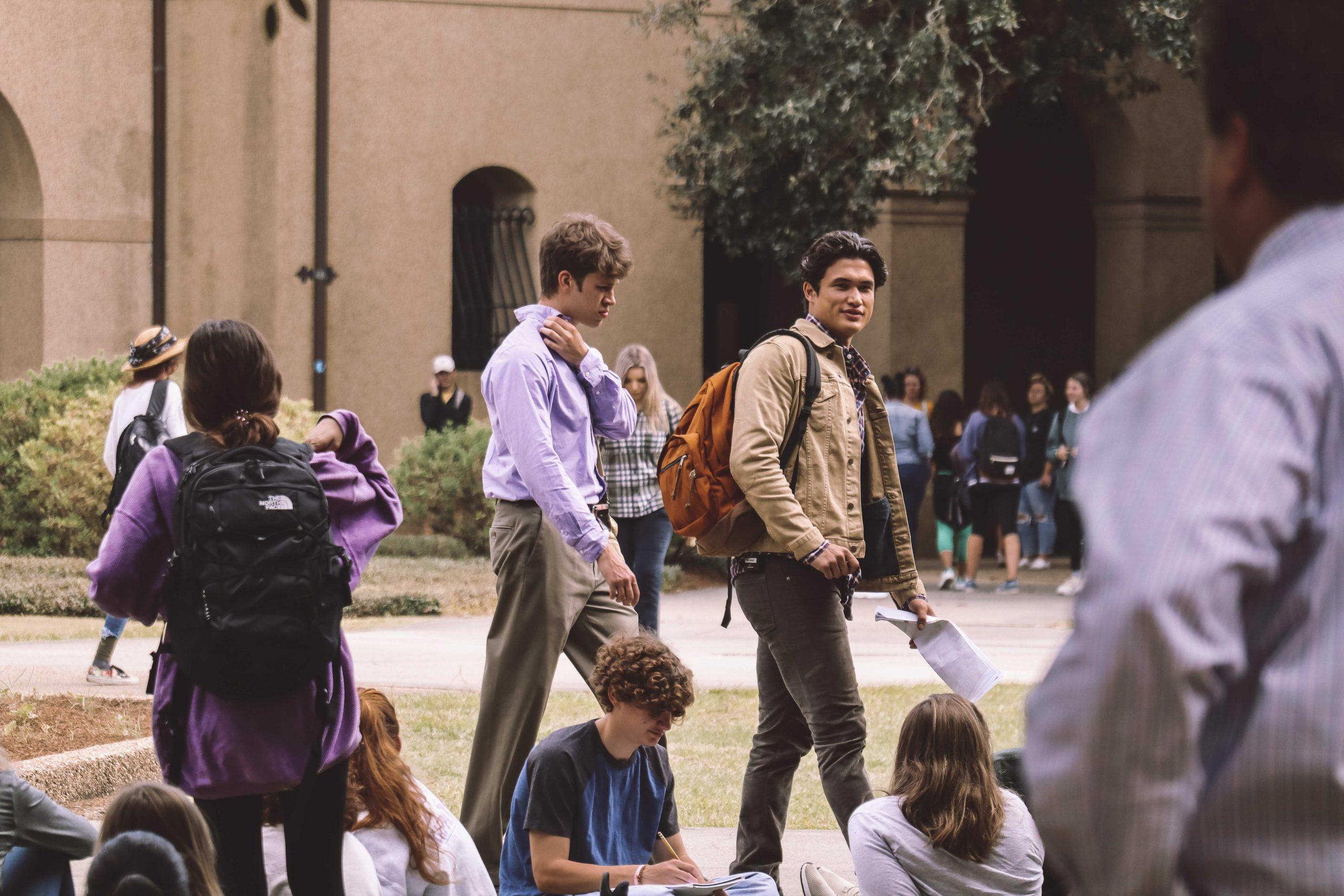 PHOTOS: "Swing" movie starring Charles Melton and Alexander Ludwig comes to LSU