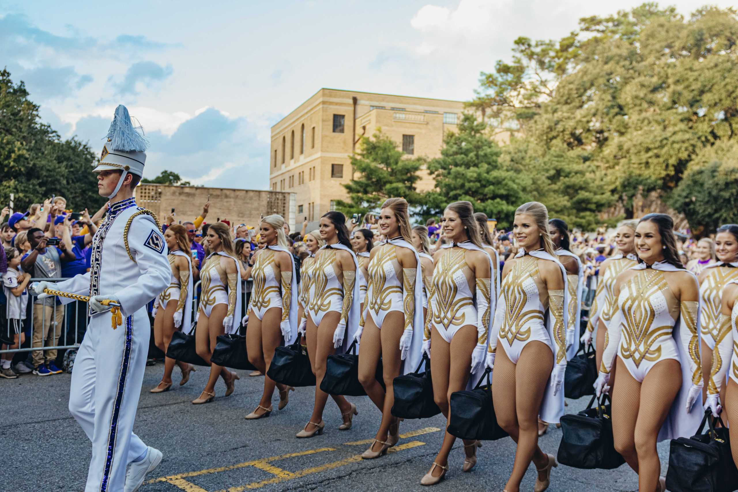 PHOTOS: LSU Walks Down Victory Hill