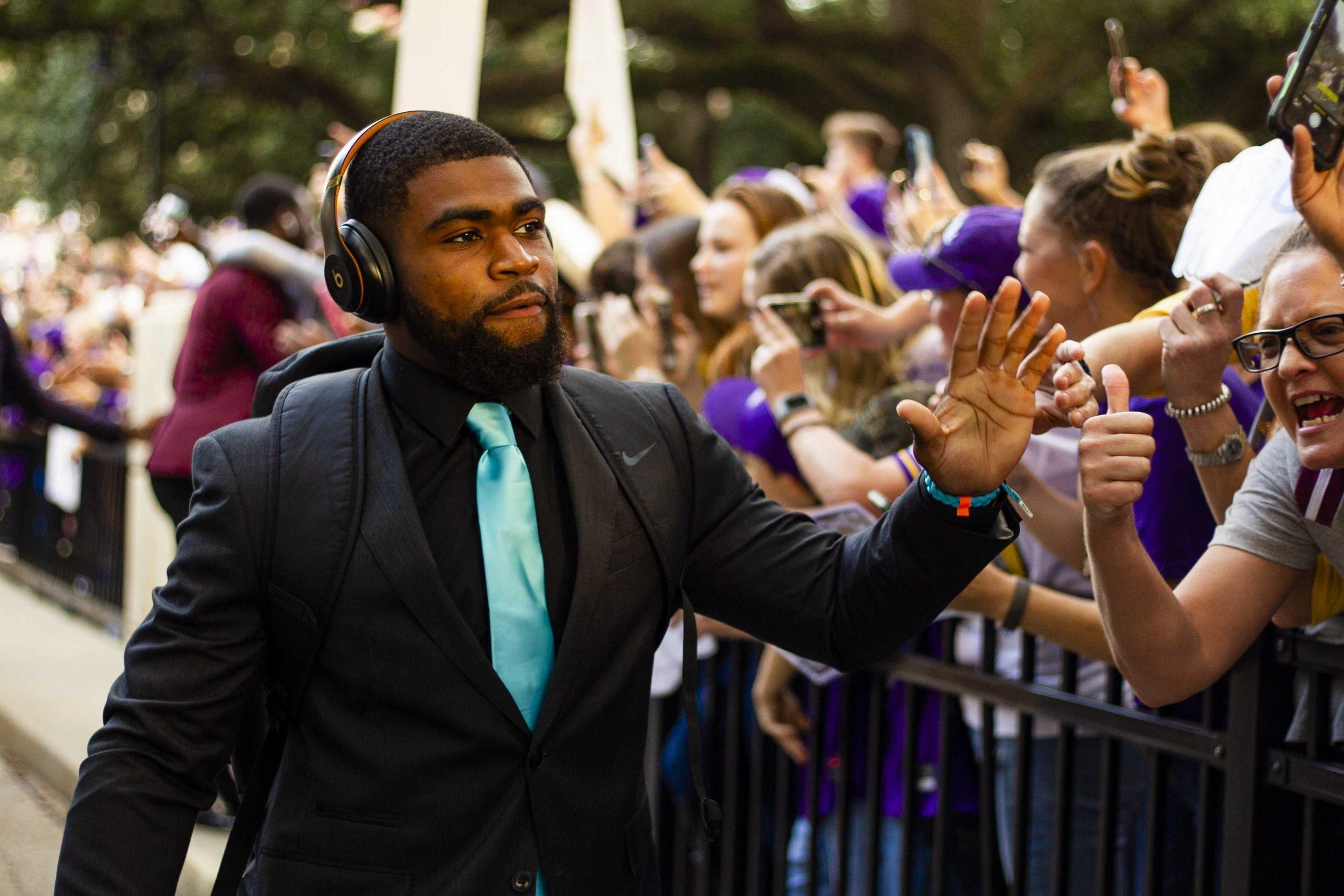 PHOTOS: LSU Walks Down Victory Hill