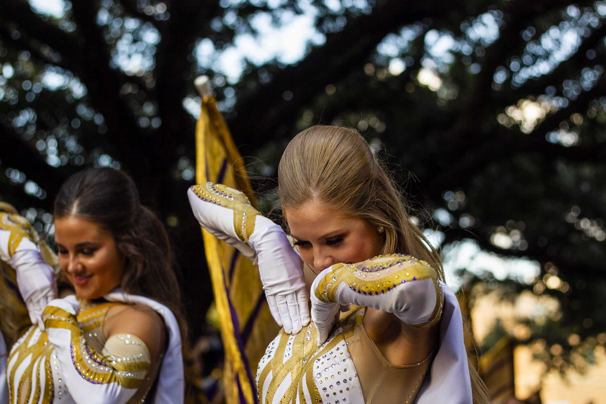 PHOTOS: LSU Walks Down Victory Hill